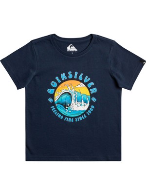 Quiksilver Lighttunnel K Erkek Çocuk Mavi Tişört