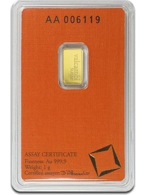 1g Gold Bar | Valcambi