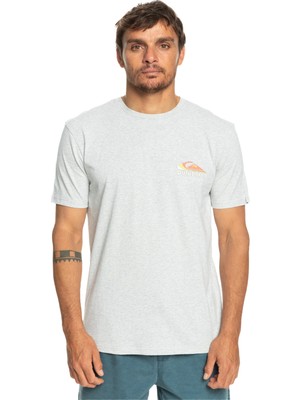 Quiksilver Sunburntdays Erkek Gri Tişört