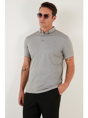 Buratti Pamuklu Slim Fit Polo T Shirt Erkek Polo T Shirt 646R1000