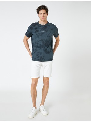 Koton Kot Şort Katlı Paça Detaylı Düğmeli Cepli Pamuklu