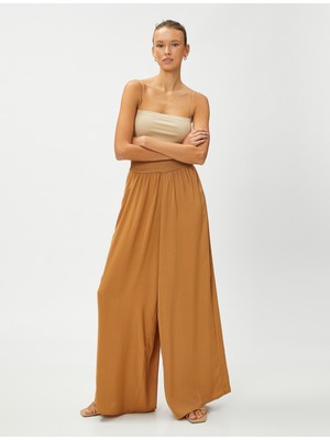 Koton Geniş Paça Pantolon Beli Lastikli