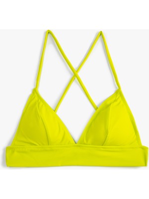 Koton Bikini Üstü Bralet Çapraz Askılı Kaplı