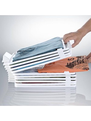 Devigo 24'lü Tişört Düzenleyici Gömlek T-Shirt Elbise Organizer