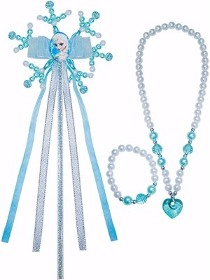 Frozen Elsa Asa Kolye Bileklik Seti