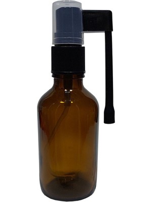 Paradise 7 Adet 50 ml Ağız Sprey Boş Amber Renk Cam Şişe