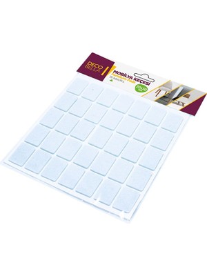 Devigo Yapışkanlı Sandalye Koltuk Mobilya Ayak Keçesi 20X30 mm Dikdörtgen Zemin Koruyucu Keçe