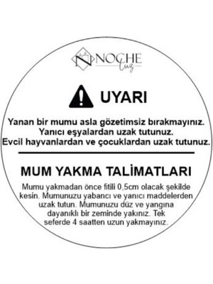 Noche Luz Nocheluz Yasemin Sandal Kokulu, Elysia Kristal Cam Kapta Dekoratif %100 Vegan Soya Mumu