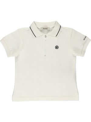 Panço Erkek Bebek Triko Yakalı Pike T-Shirt