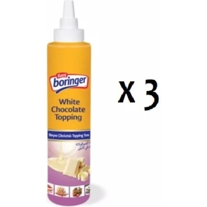 Kent Boringer Topping Sos Beyaz Çikolata 750 gr x 3