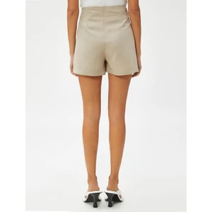 Mini Şort Etek Kemerli Modal Karışımlı