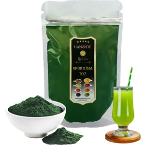 Hanzade Bitkisel Yenilebilir Spirulina Yosun Tozu 50 gr