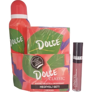 EDT 100 ML + Deo 150 ml + Pastel Daylong Mat Likit Ruj 20
