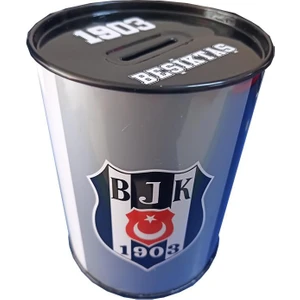 Beşiktaş Metal Kumbara Orta Boy Orjinal Lisanslı 1 Adet Bjk Kumbara Taraftar Kumbara Kara Kartal 12X9 cm