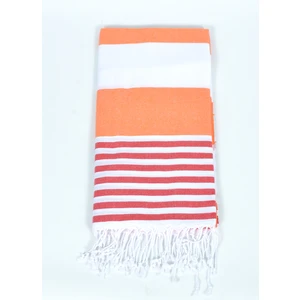 Buldan Store Marin Peştemal (Turuncu) %100 Pamuk 90*180cm. Banyo Havlusu, Plaj Havlusu