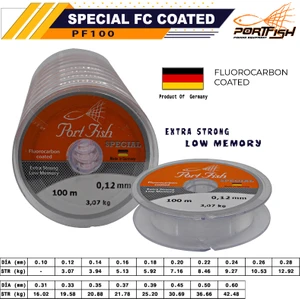 Port Fish Special Fluoro Carbon Coated 100 mt Devamlı