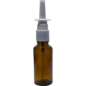 10 Adet 30 ml Burun Spreyi Amber Renk Boş Cam Şişe