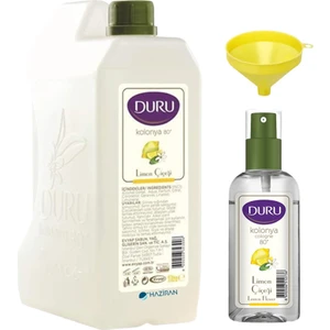 80° 900 ml Limon Kolonyası + 50 ml Sprey + Dolum Hunisi