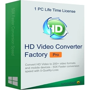 Wonderfox: Hd Video Converter Factory Pro Lifetime/ömür Boyu Dijital Kod