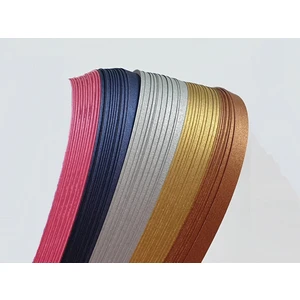 5mm 5 Renk Sedef Serisi Renkli Quilling Kağıdı - 250'LI Sedefli Karışık