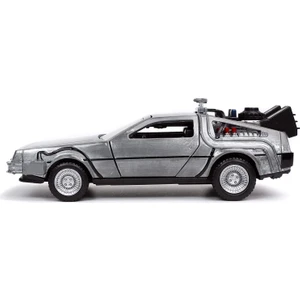 JADA Time Machine Back To The Future 1, 1:32 Ölçek Die Cast Metal Lisanslı Araba