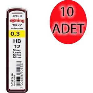 Min Hi-Polymer Hb 0.3 mm  10 Adet