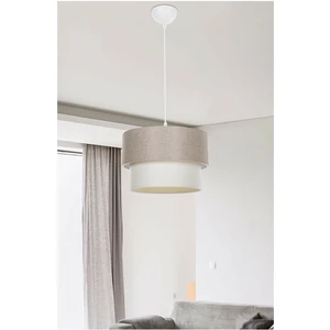 EMG Design Kumaş Başlık Modern Sütlü Kahve Pasta Avize