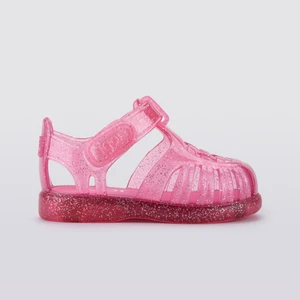 Tobby Gloss Glitter Kız Çocuk Fuşya Simli Sandalet