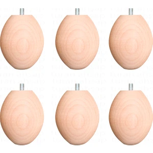 Turan Ahşap Koltuk Ayağı - Mobilya Ayağı / Uzunluk : 10 cm / Çap: 7.5 cm