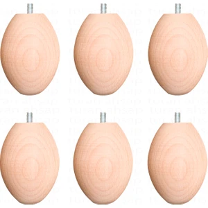 Turan Ahşap Mobilya Ayağı / Uzunluk : 12 cm / Çap: 7.5 cm