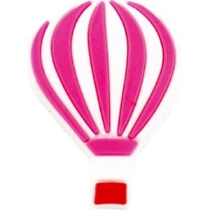 Afillix Concept Pembe Uçan Balon Tasarım Silikon Crocs Terlik Süsü-O1