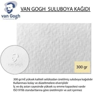 Talens Van Gogh Sulu Boya Kağıdı Grenli 300 gr 50X70 Cm. 5 Adet