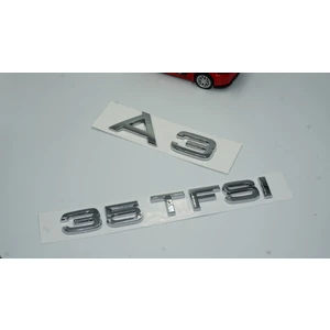 Audi A3 35 Tfsi Krom Abs 3m 3D Bagaj Yazı Logo Orjinal Ürün