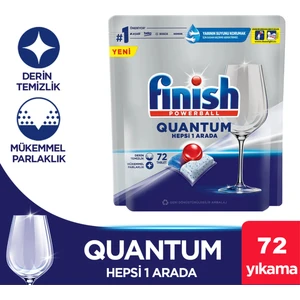 Quantum Hepsi Bir Arada 72'li Bulaşık Deterjanı