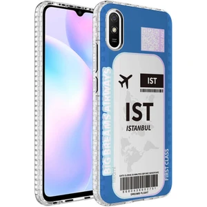 Xiaomi Redmi 9A Kılıf Airbag Kenarlı Renkli Desenli Silikon Elegans Kapak