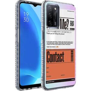 Oppo A54 4g Kılıf Airbag Kenarlı Renkli Desenli Silikon Elegans Kapak