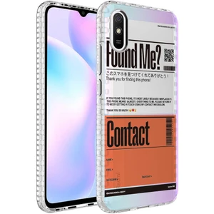 Xiaomi Redmi 9A Kılıf Airbag Kenarlı Renkli Desenli Silikon Elegans Kapak