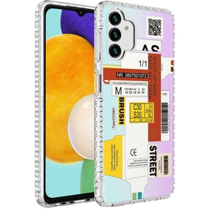 Samsung Galaxy A13 4g Kılıf Airbag Kenarlı Renkli Desenli Silikon Elegans Kapak