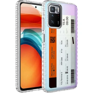 Xiaomi Redmi 10 Kılıf Airbag Kenarlı Renkli Desenli Silikon Elegans Kapak