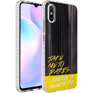 Xiaomi Redmi 9A Kılıf Airbag Kenarlı Renkli Desenli Silikon Elegans Kapak