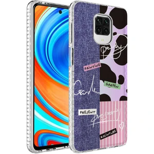 Xiaomi Redmi Note 9s Kılıf Airbag Kenarlı Renkli Desenli Silikon Elegans Kapak