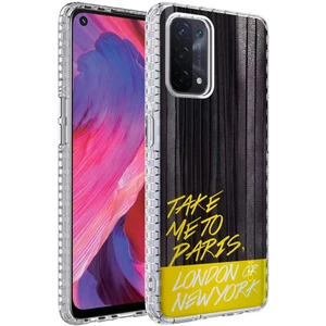 Oppo A74 4g Kılıf Airbag Kenarlı Renkli Desenli Silikon Elegans Kapak