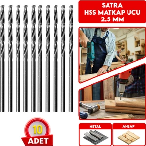 Hss Matkap Ucu 2.5 mm