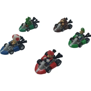 Süper Mario Mini Arabalar Süper Mario Karakterleri 5'li Arabalı