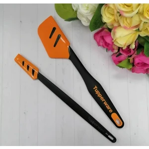 2'li Turuncu Spatula Kalın Ince Set