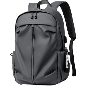 Yeni Su Geçirmez Sırt Çantası Erkek Büyük Kapasiteli Okul Çantası Öğrenci Okul Çantası Bilgisayar Sırt Çantası (Yurt Dışından)