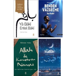 Ya Baki Entel Baki - Benden Vazgeçme Ya Rab - Allah ile Konuşturan Namaz - Söz Kudüs’te (4 Kitap Set)