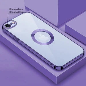 Apple iPhone 7 Kılıf Zebana Glint Silikon Kılıf Derin Mor