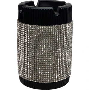 Mor Yonca Swarovski Işlemeli Metal Ev, Ofis Kokusuz Küllük
