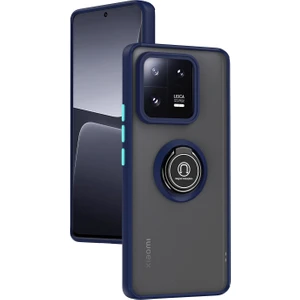 Xiaomi 13 Için Telefon Kılıfı [düşmeye Karşı Koruma] Araba Manyetik Halka Tutuculu (Yurt Dışından)